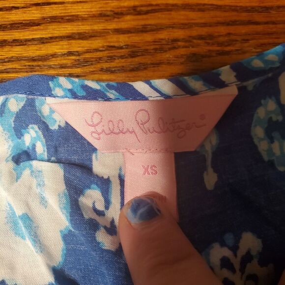 Lilly Pulitzer Shelley get in line jellyfish top - Picture 3 of 4